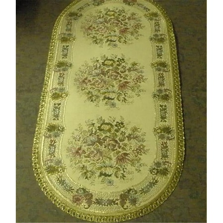 Fastfood 14 x 46 in. Begium Table Runner Noella FA994992